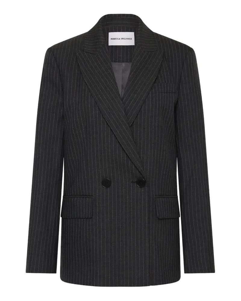 Rebecca Vallance Doppelreihiges Sakko mit Nadelstreifen - Grau Grau