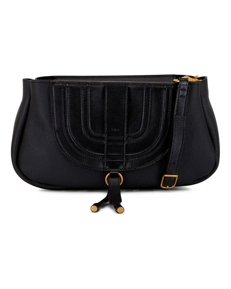 Chloé Clutch mit Logo-Prägung - Schwarz Schwarz