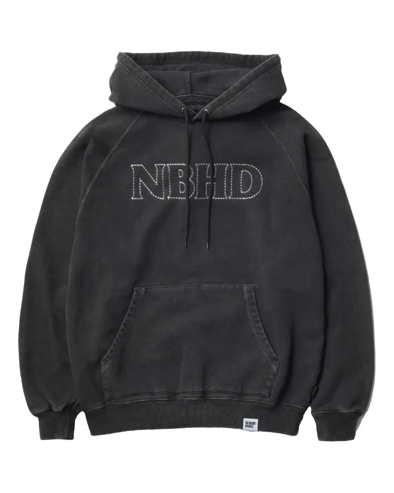 Neighborhood Hoodie mit Logo - Grau Grau