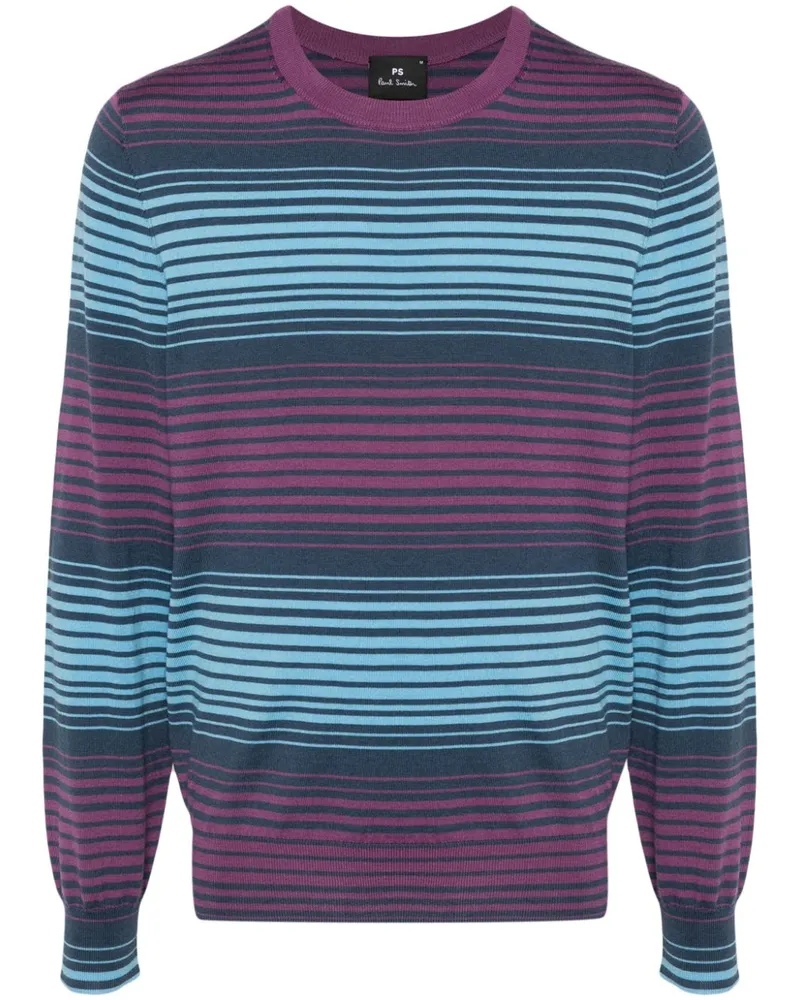 Paul Smith Gestreifter Pullover - Blau Blau