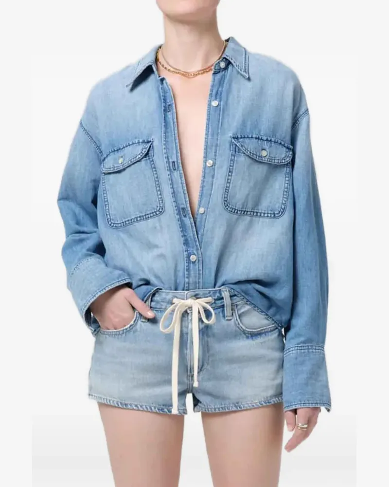 Citizens of humanity Emjay double-pocket shirt - Blau Blau
