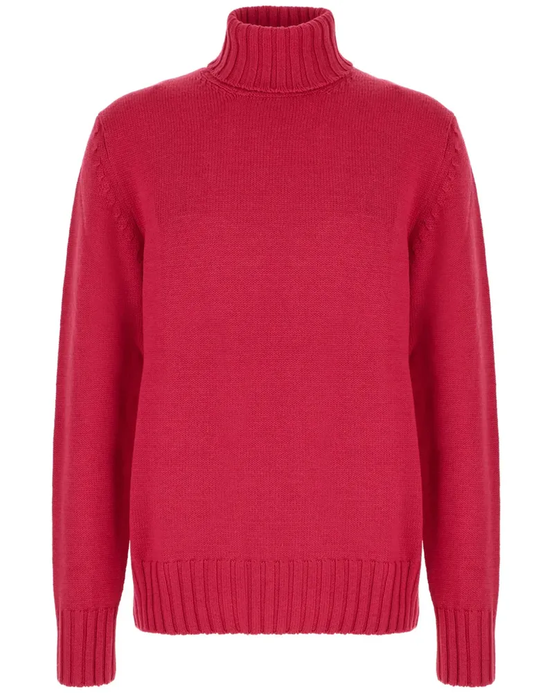 Customer Lovers Pullover mit Rollkragen - Rot Rot