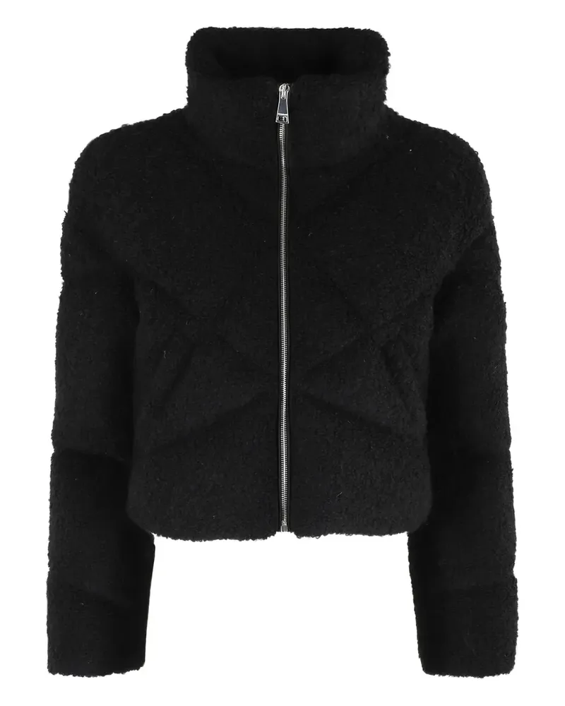 KHRISJOY Bomberjacke aus Bouclé - Schwarz Schwarz