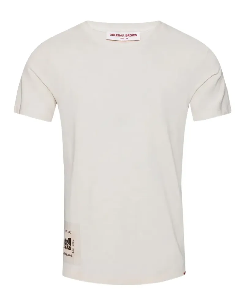 Orlebar Brown T-Shirt mit Patch-Detail - Weiß Weiß