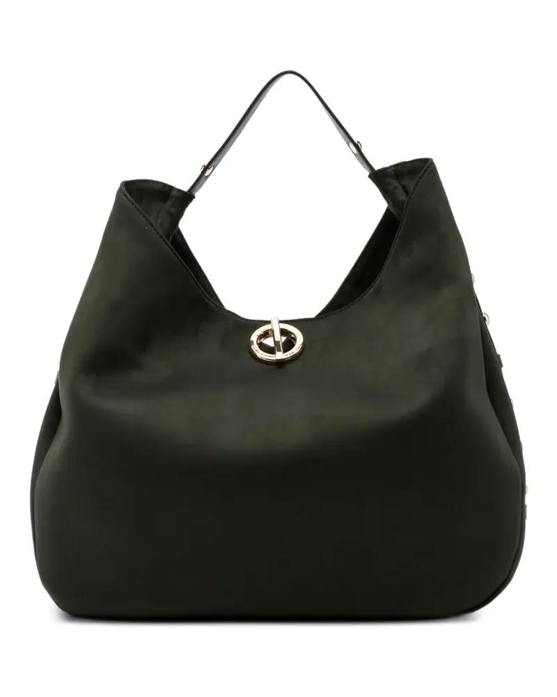 Liu Jo Handtasche mit Logo-Schild - Grün Grün
