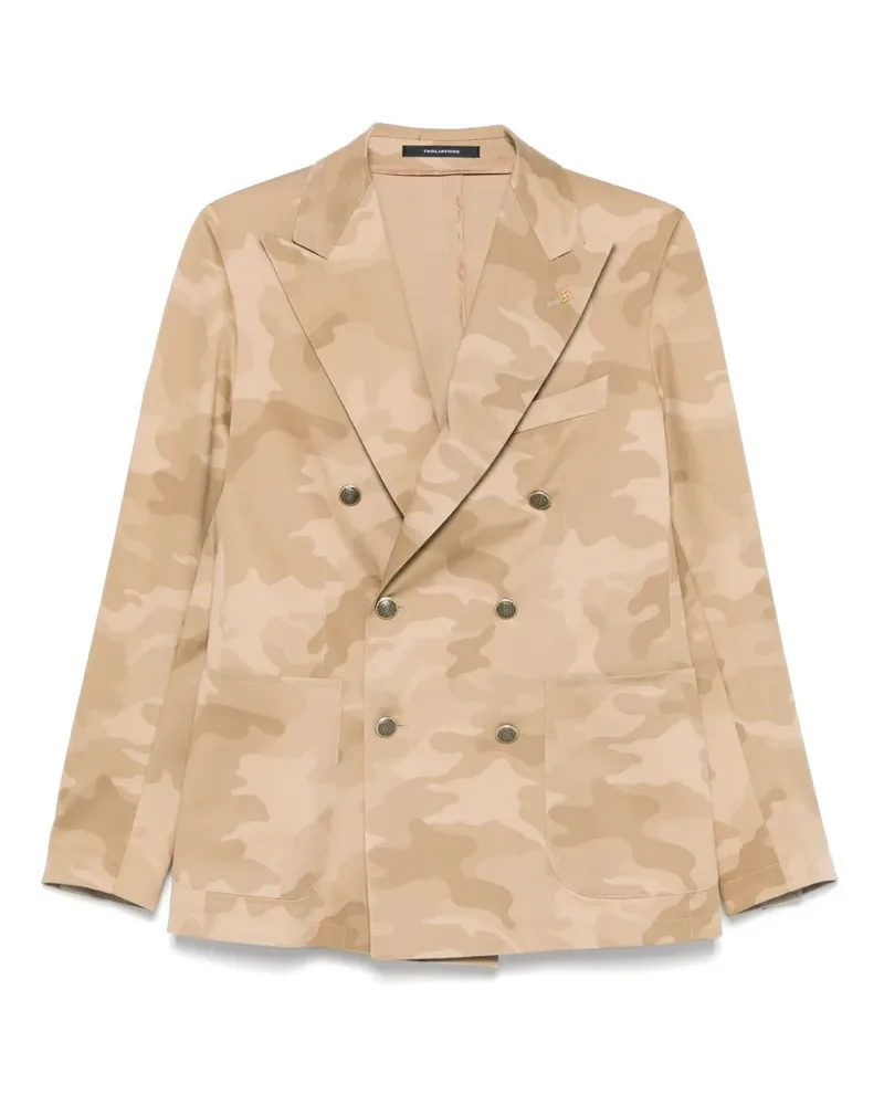 Tagliatore Sakko mit Camouflagemuster - Nude Nude
