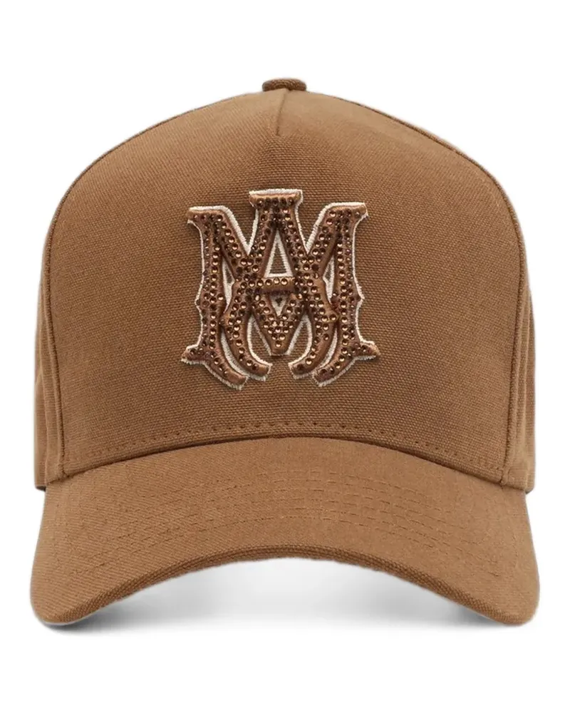 Amiri MA Baseballkappe aus Canvas - Braun Braun