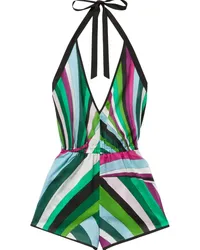 Emilio Pucci Playsuit mit Iride-Print Grün