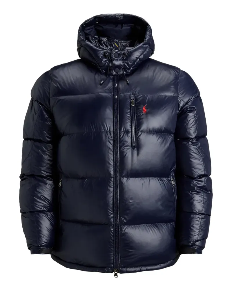 Ralph Lauren Gefütterte Jacke mit abnehmbarer Kapuze - Blau Blau