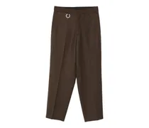 Anzughose mit Ringdetail - Braun