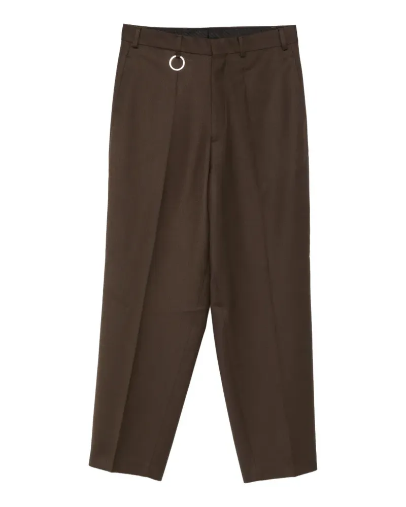 Études Studio ring detail suit trousers - Braun Braun