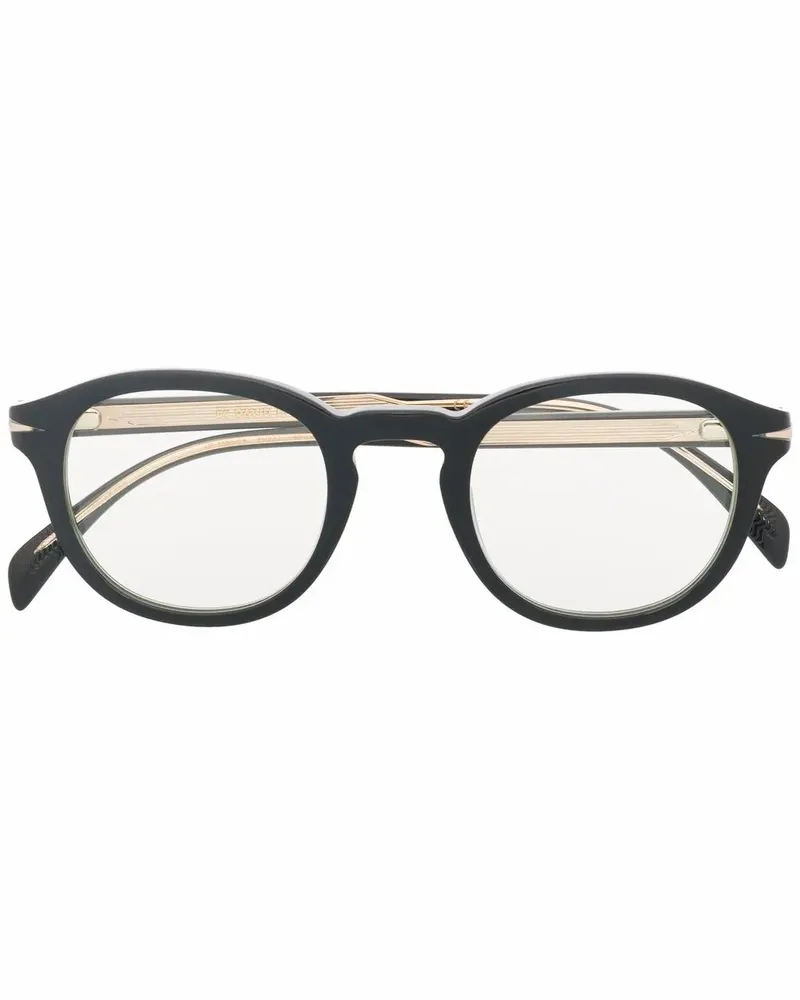 EYEWEAR by DAVID BECKHAM Brille mit rundem Gestell - Schwarz Schwarz