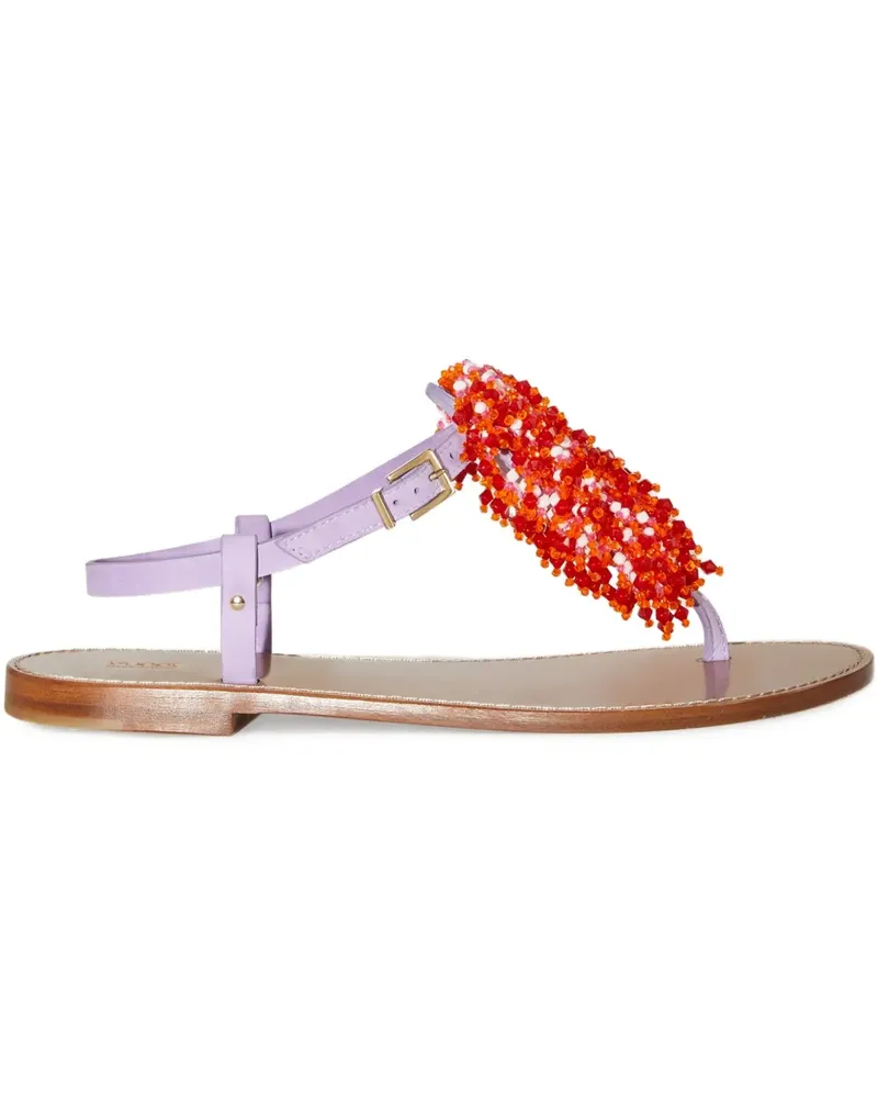 Emilio Pucci Sandalen mit Perlen - Braun Braun