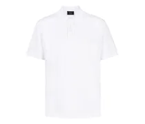Brioni Poloshirt mit Logo-Etikett Weiß