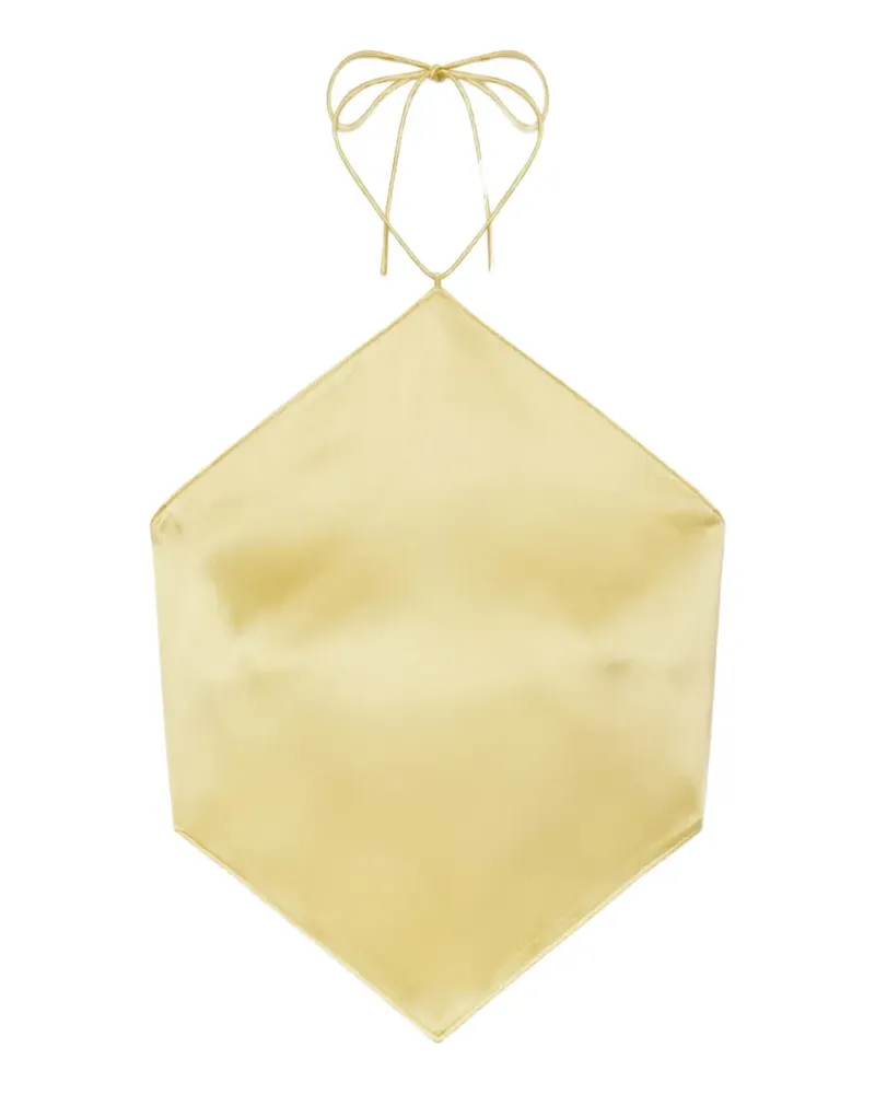 ÉTERNE Freya halterneck top - Gelb Gelb