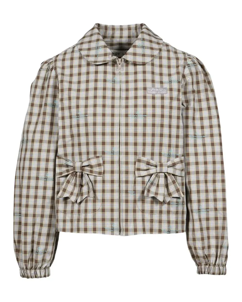 Sandy Liang Necco Jacke mit Schleifendetail - Braun Braun