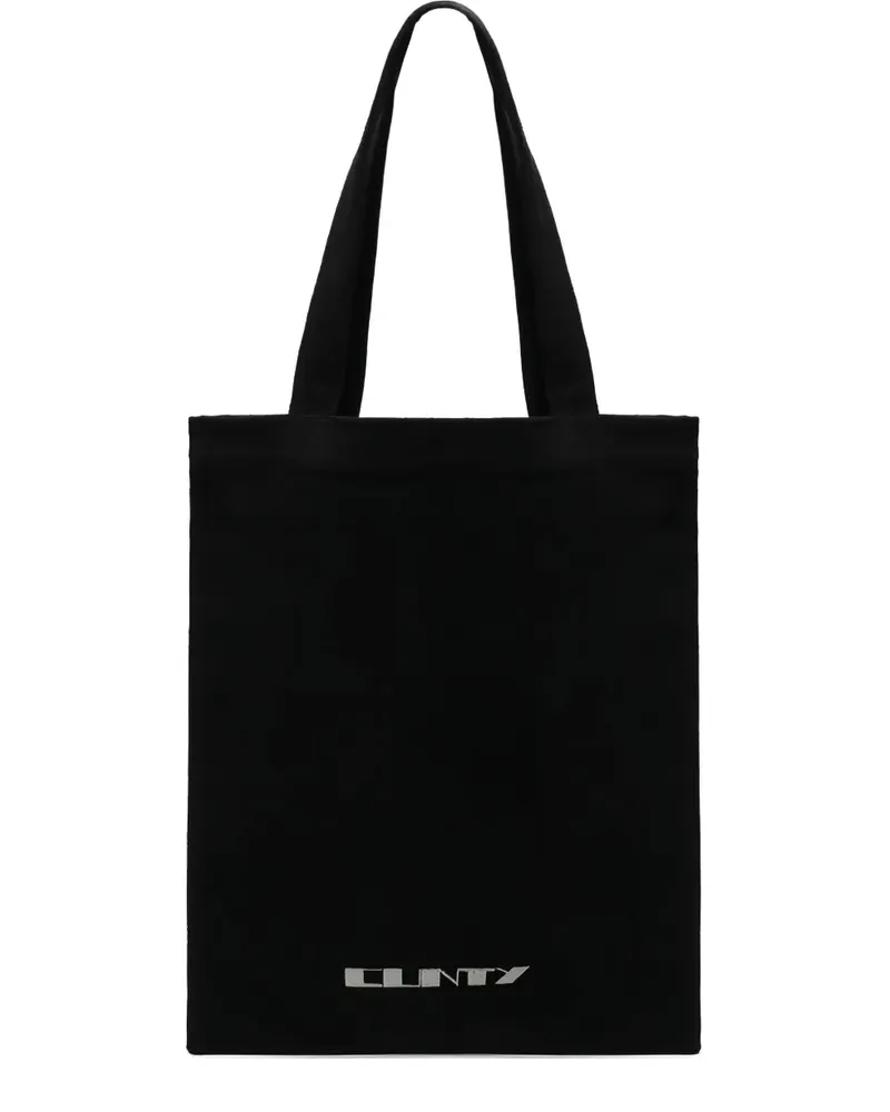 DRKSHDW by Rick Owens Shopper Tote Bag mit Logo - Schwarz Schwarz
