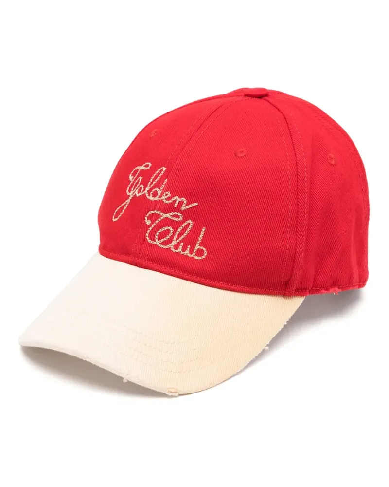 Golden Goose Baseballkappe mit Stickerei - Rot Rot