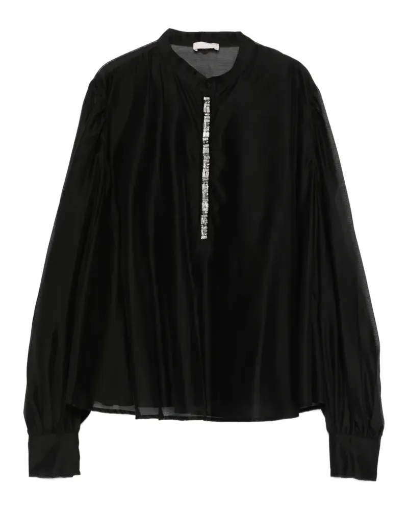 Liu Jo embellished blouse - Schwarz Schwarz