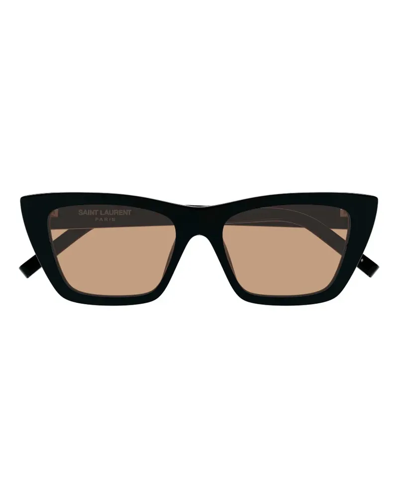 Saint Laurent Mica Plump sunglasses - Schwarz Schwarz
