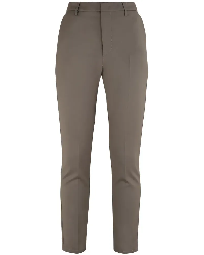 Dondup Klassische Slim-Fit-Hose Braun
