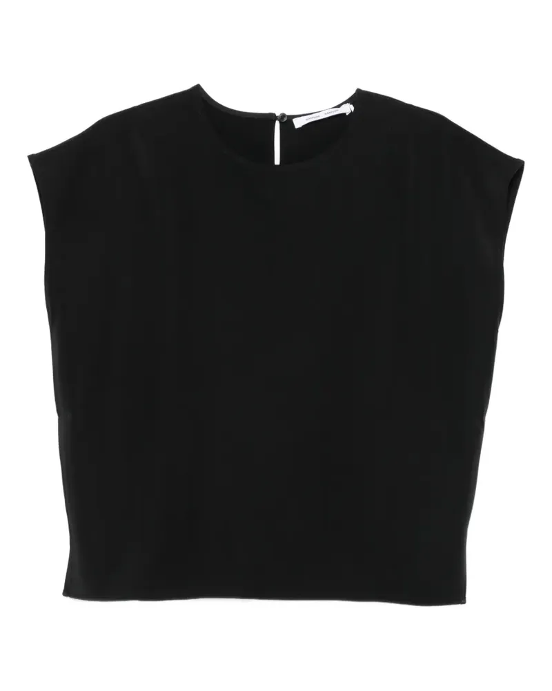 Samsøe & Samsøe Sahoy round-neck top - Schwarz Schwarz