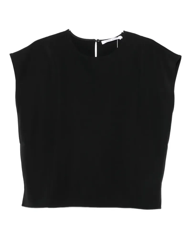 Samsøe & Samsøe Sahoy round-neck top - Schwarz Schwarz