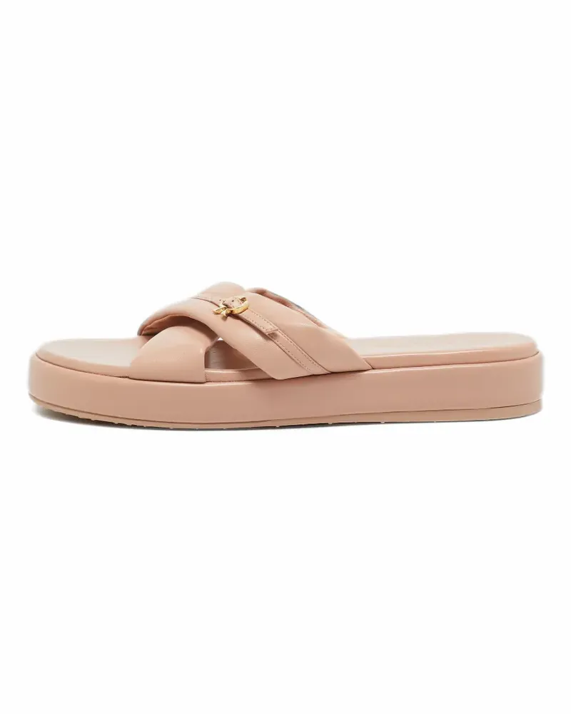 Gianvito Rossi Alima crossover sandals - Nude Nude