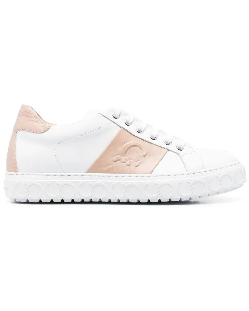 Casadei Sneakers mit Einsätzen - Weiß Weiß