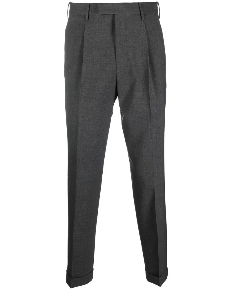 PT TORINO Klassische Tapered-Hose - Grau Grau