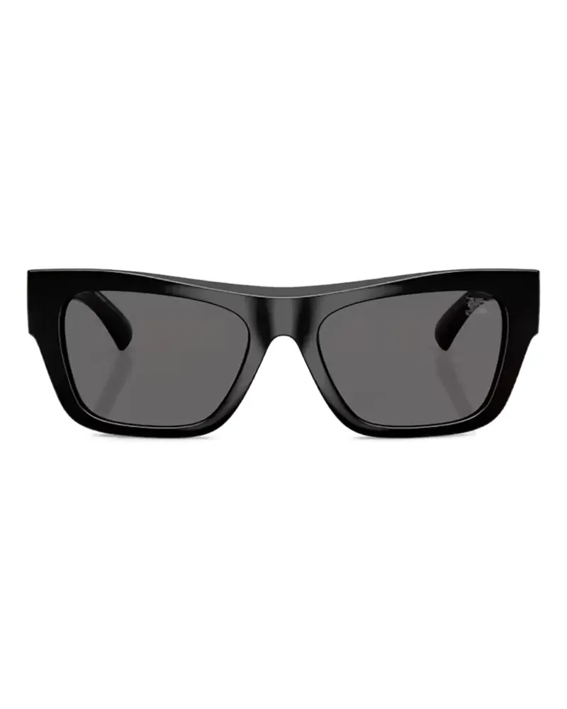 Burberry Geometrische Sonnenbrille - Schwarz Schwarz