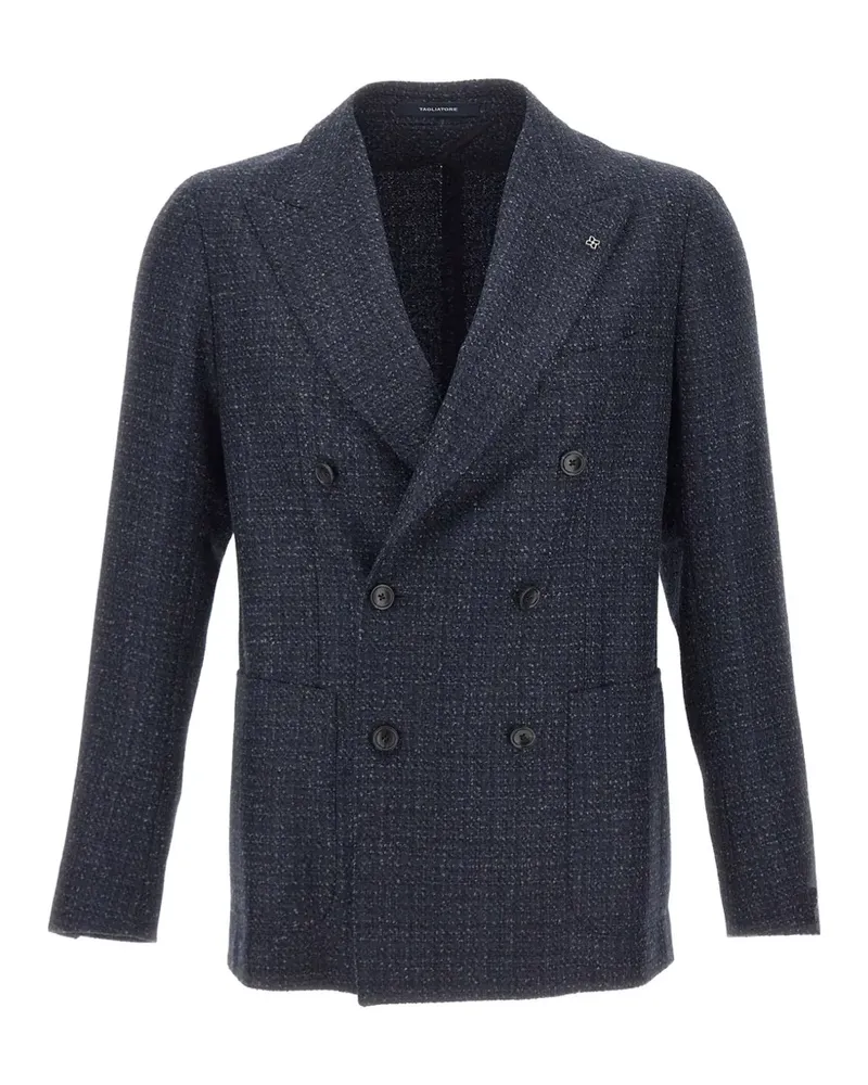 Tagliatore Doppelreihiges Sakko - Blau Blau
