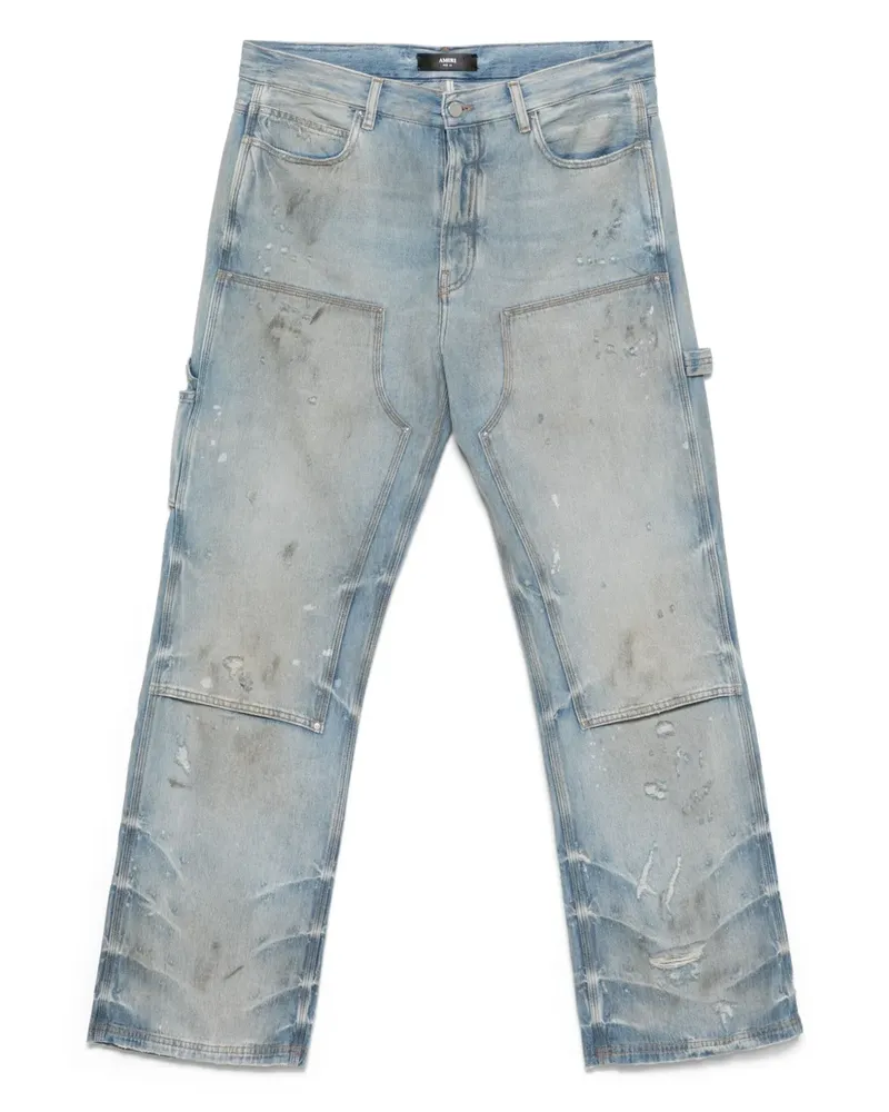 Amiri Jeans mit geradem Bein - Blau Blau
