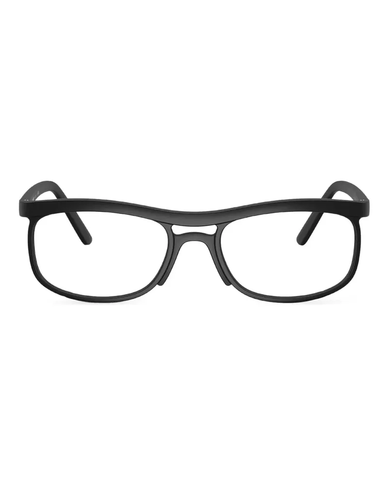 Ray Ban Brille mit eckigem Gestell - Schwarz Schwarz
