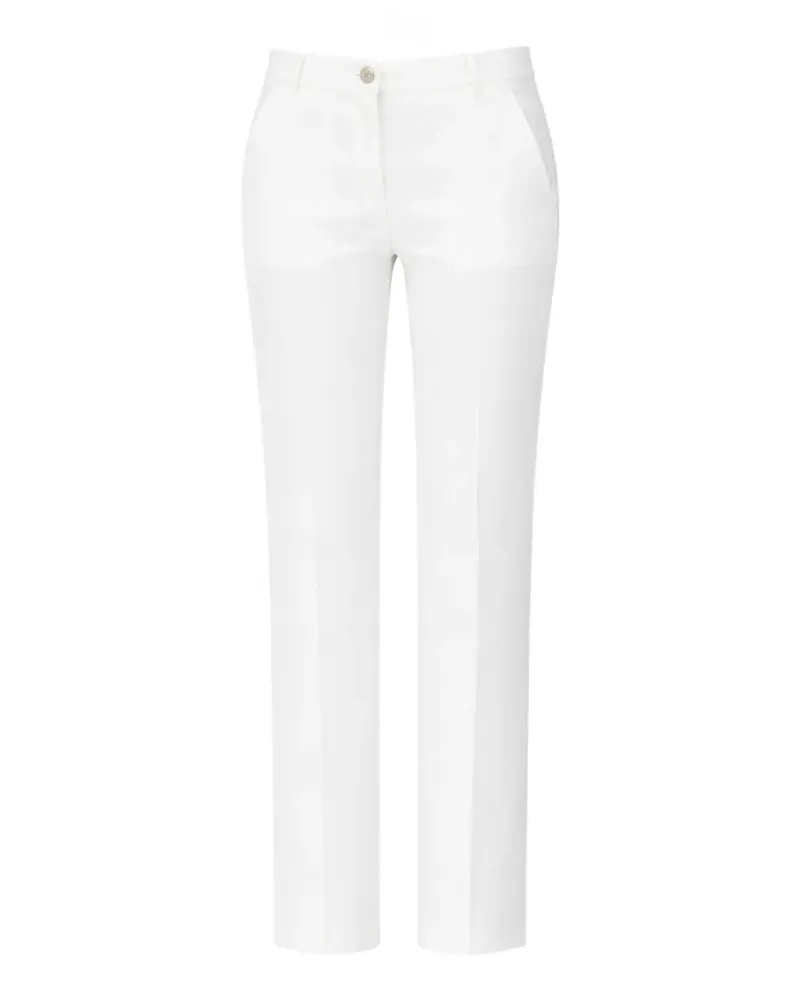Pinko Hose mit geradem Bein - Weiß Weiß
