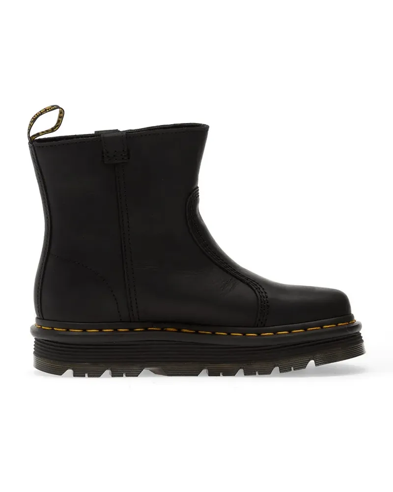 Dr.Martens Zebzag contrast-stitch leather boots - Schwarz Schwarz