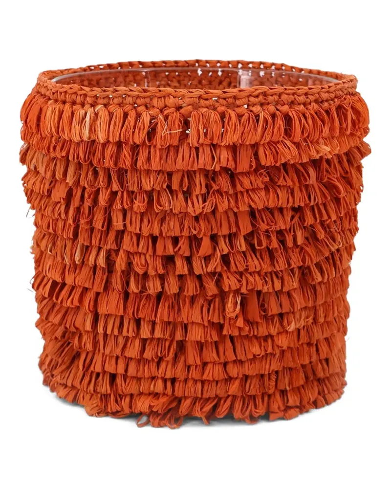 IBELIV medium raffia scented candle (290g) - Orange Orange