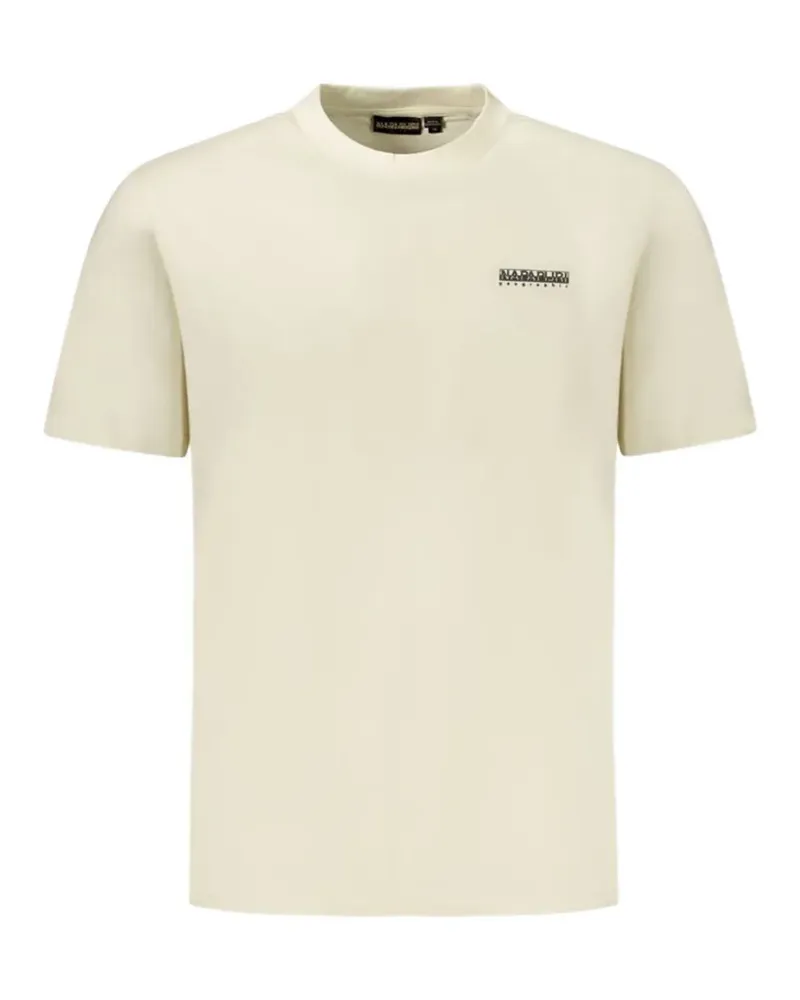 Napapijri logo-print short-sleeve T-shirt - Nude Nude