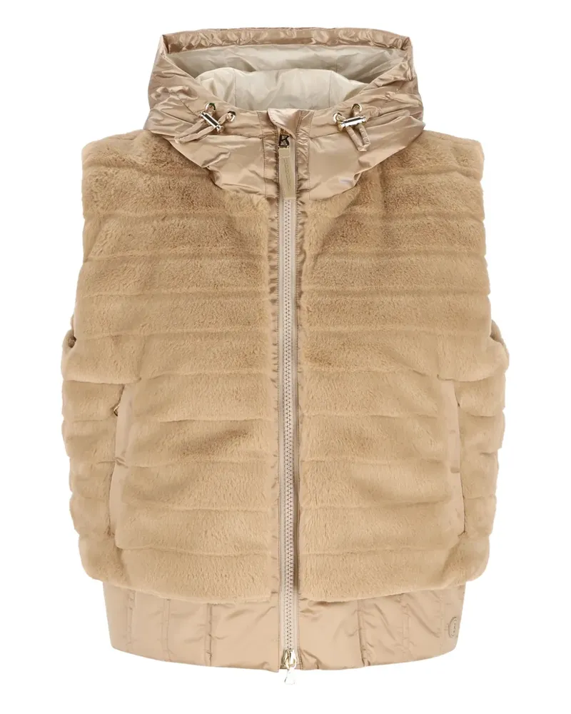Bogner Weste mit Kapuze - Nude Nude