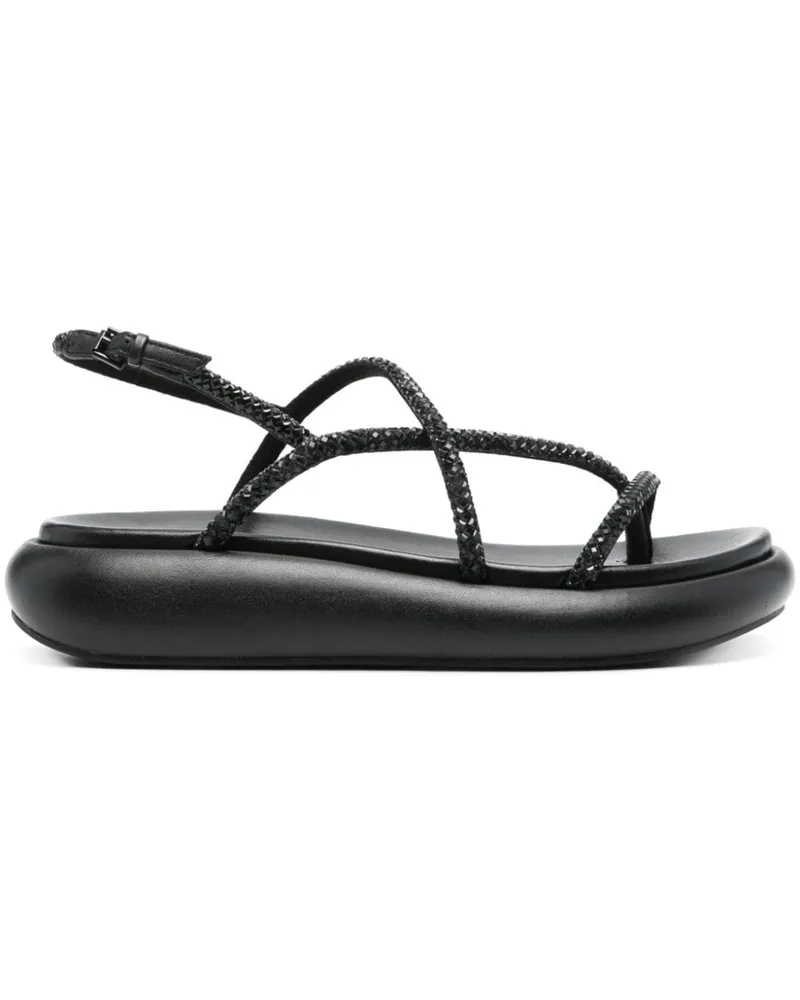 ash Vera Sandalen mit Strass - Schwarz Schwarz