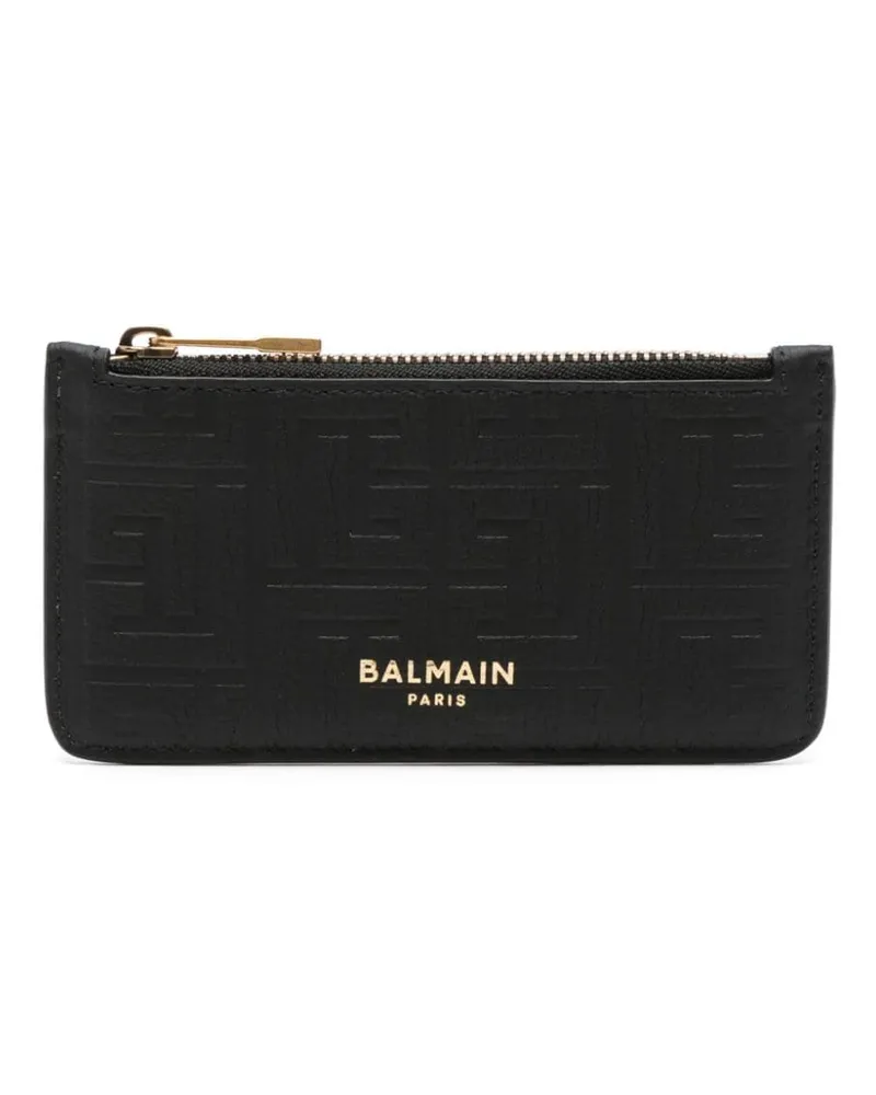 Balmain Kartenetui mit 4G-Motiv Schwarz