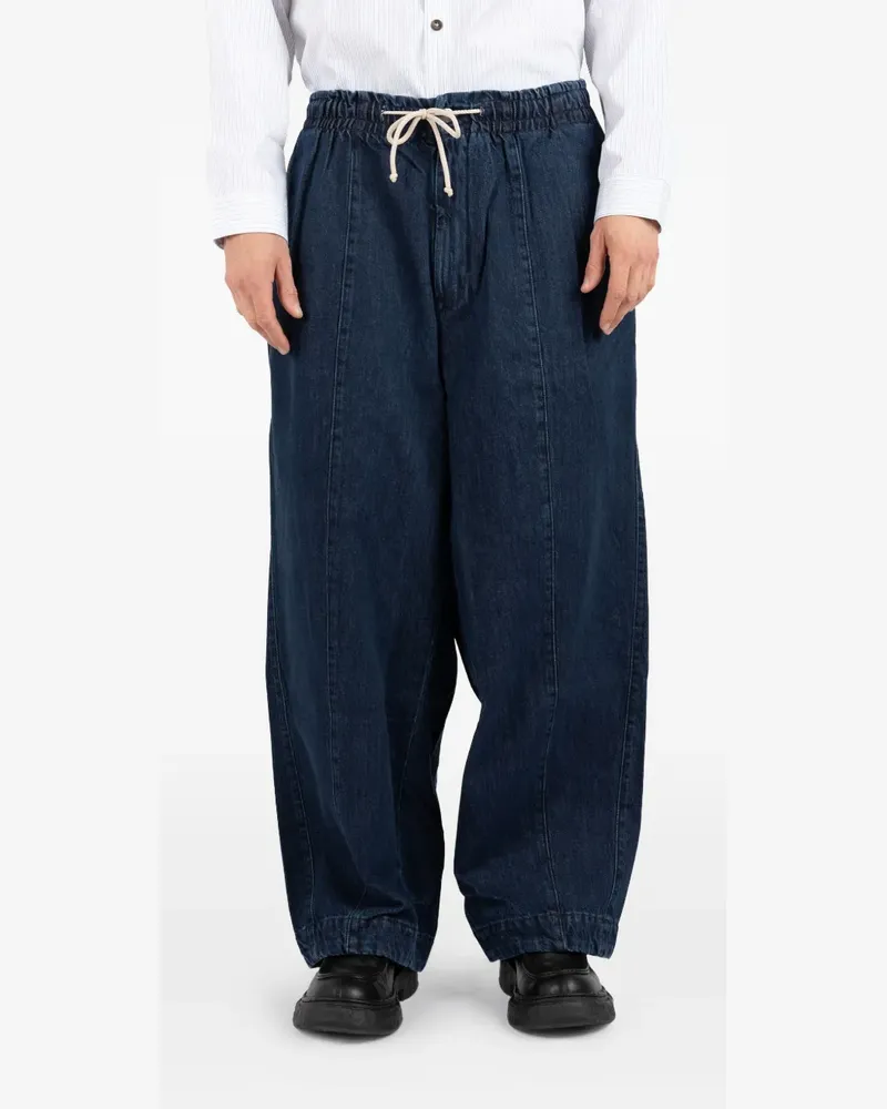 Société Anonyme drawstring-waist jeans - Blau Blau
