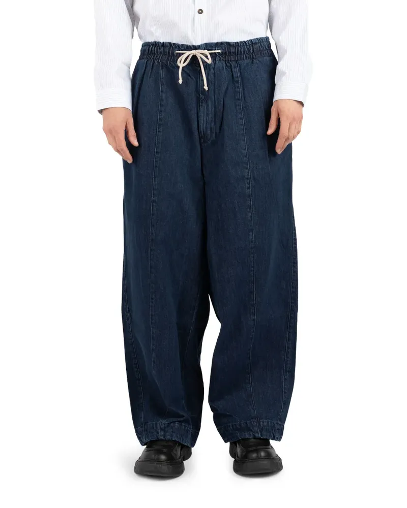 Société Anonyme Jeans mit Kordelzugbund - Blau Blau