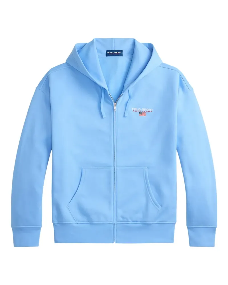 Ralph Lauren Kapuzenjacke mit Reißverschluss - Blau Blau