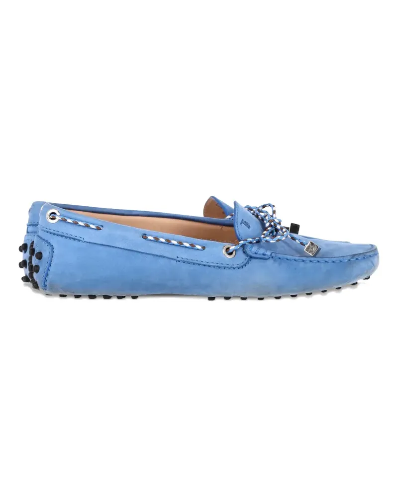 TOD'S Gommino bow-detail loafers - Blau Blau