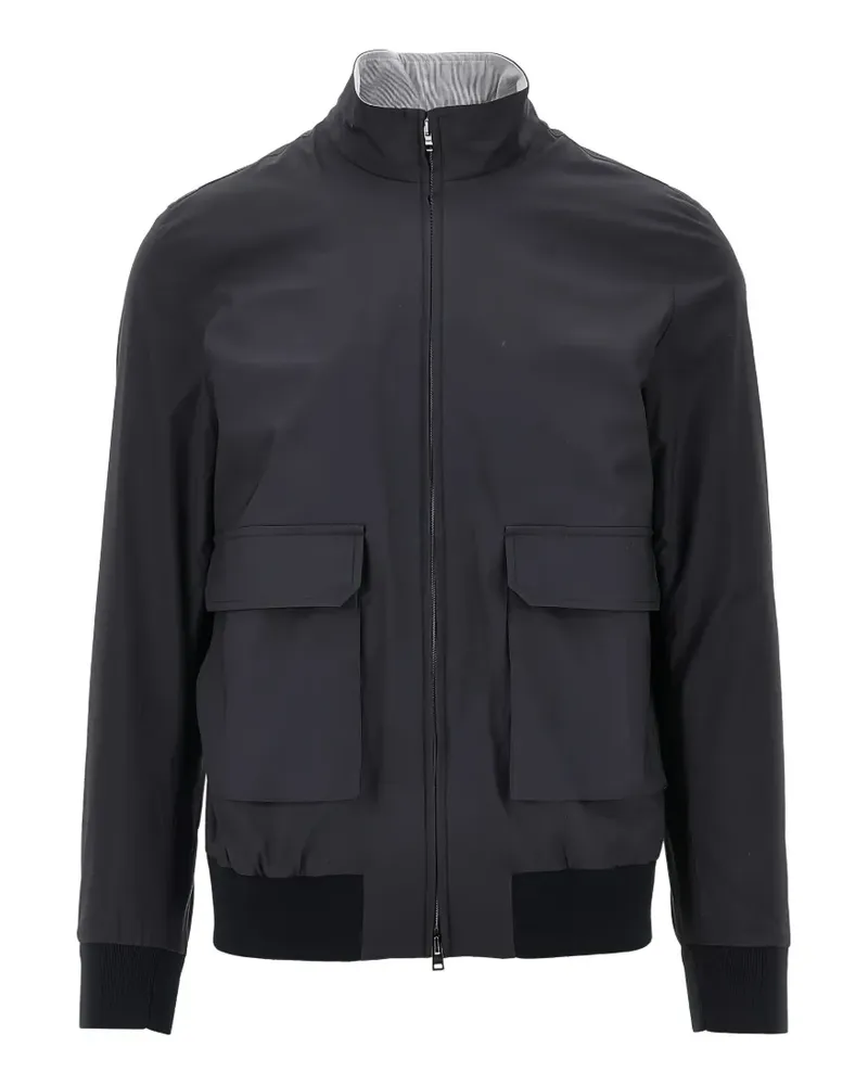 Herno flap-pocket bomber - Blau Blau