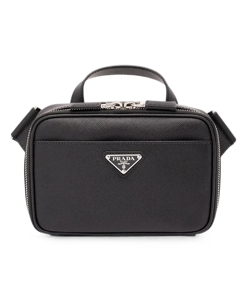 Prada Saffiano leather shoulder bag - Schwarz Schwarz