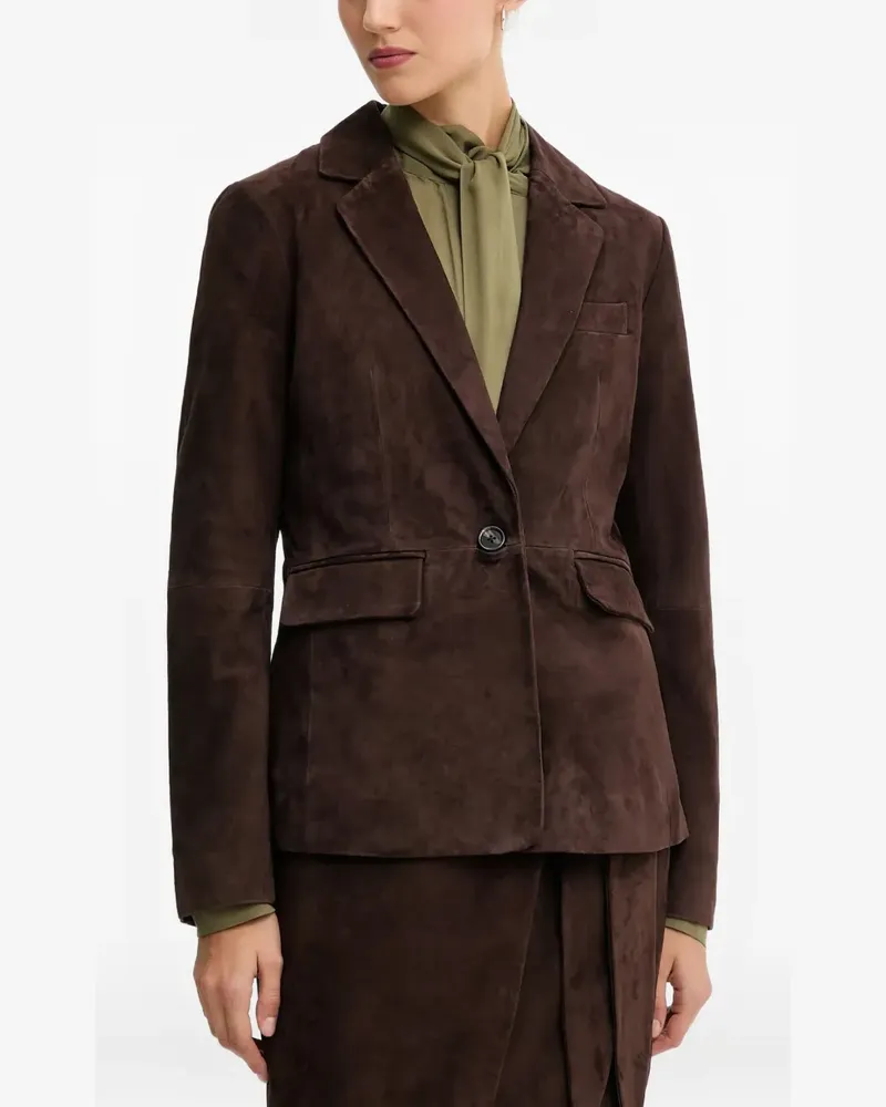 Never Fully Dressed pocket button blazer - Braun Braun