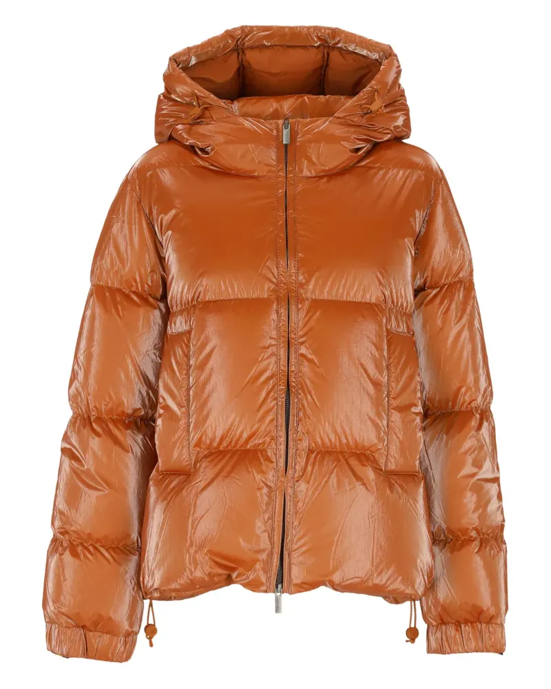 K-Way hooded padded jacket - Orange Orange