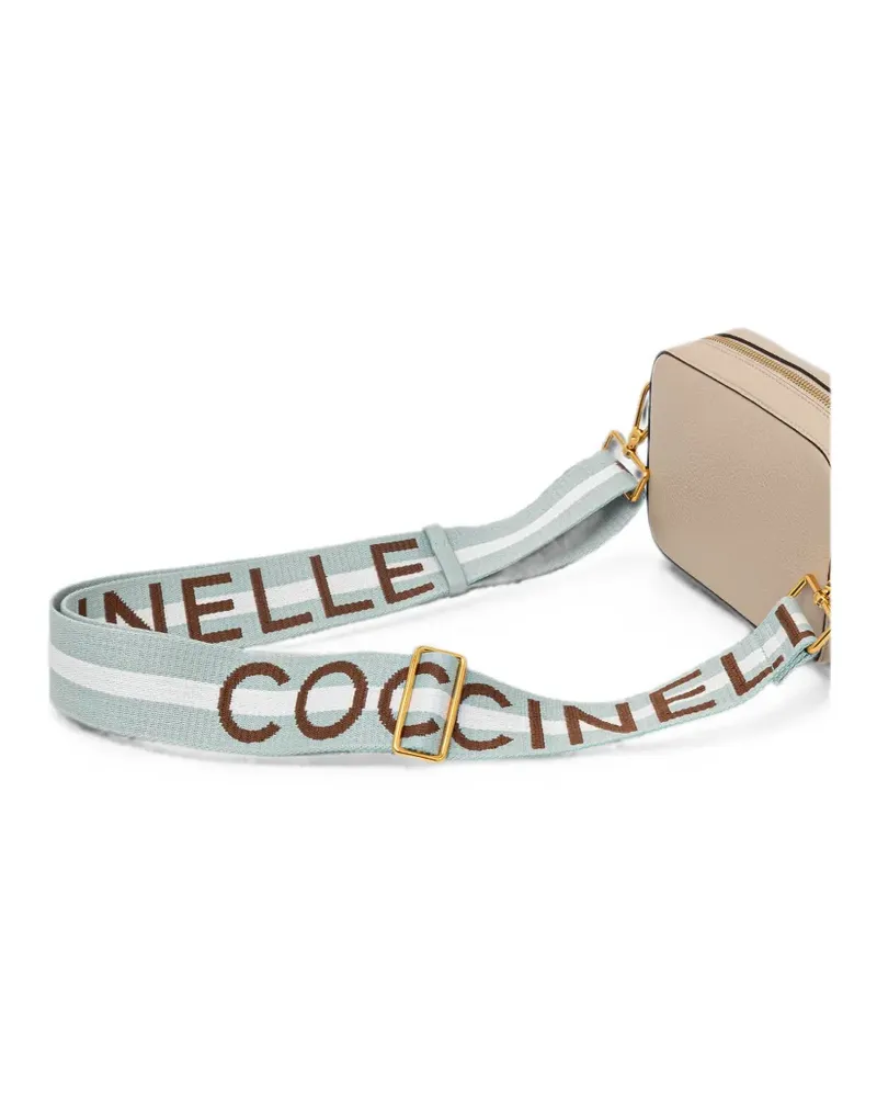 Coccinelle logo-jacquard shoulder strap - Blau Blau